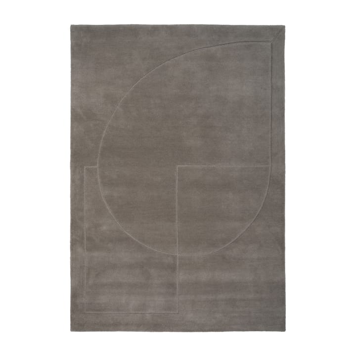 Lineal Poem villamatto - Grey, 140 x 200 cm - Linie Design