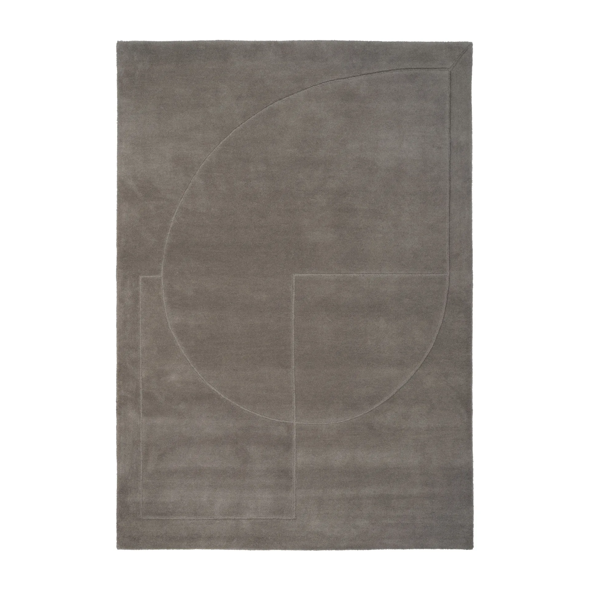 Lineal Poem villamatto, Grey 170 x 240 cm Linie Design