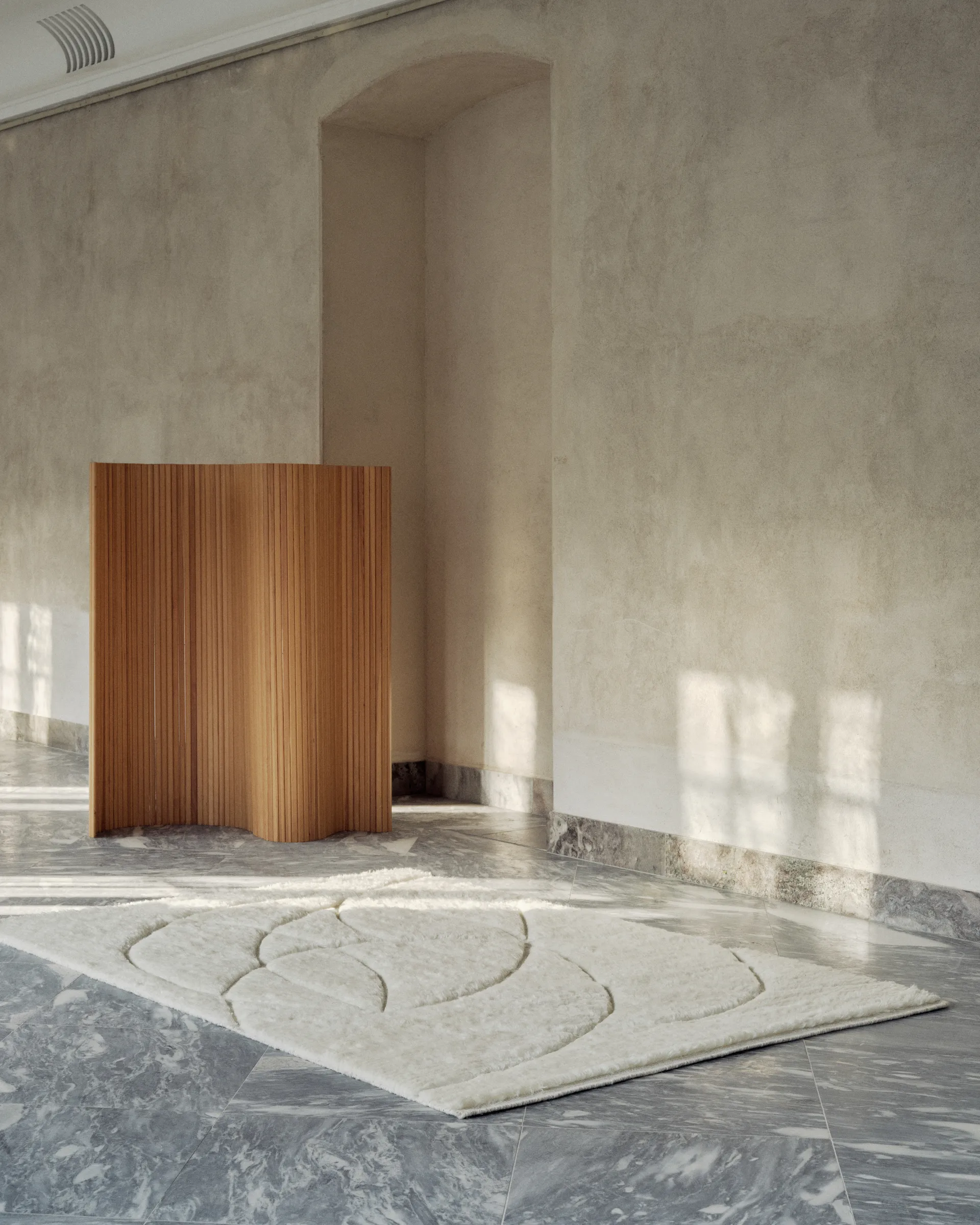 Lineal Sweep villamatto, White, 140 x 200 cm Linie Design