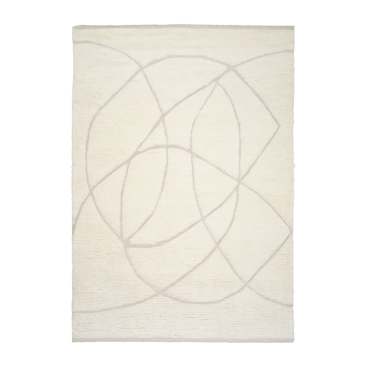 Linie Design Lineal Sweep villamatto White, 250 x 350 cm