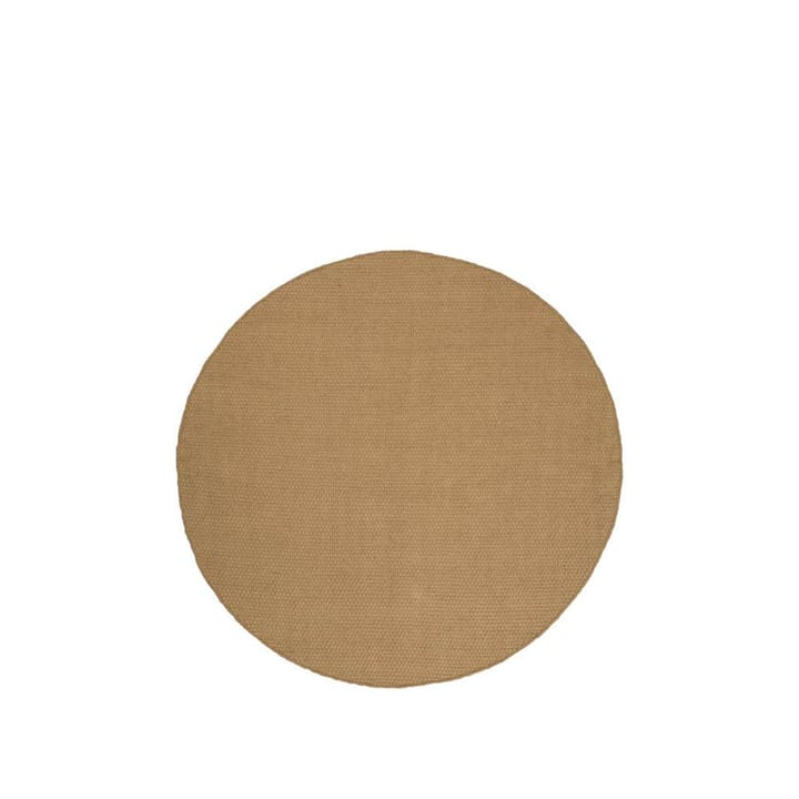 Oksa matto pyöreä - Mustard, 170 cm - Linie Design