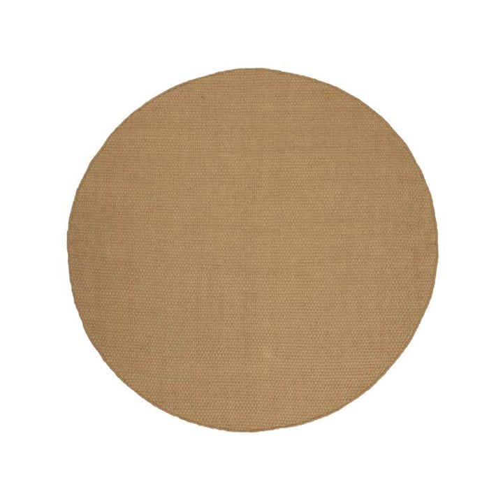 Oksa matto pyöreä - Mustard, 250 cm - Linie Design
