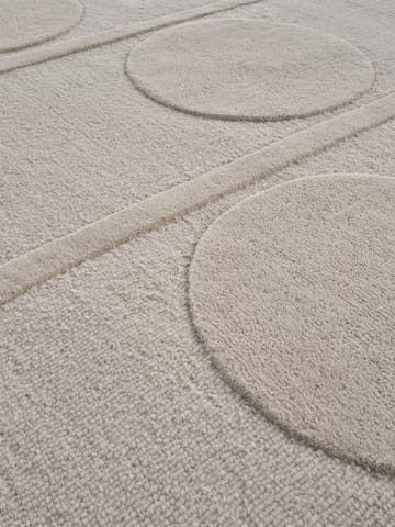Orb Alliance -villamatto - Chalk, 170 x 240 cm - Linie Design