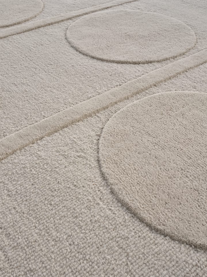 Orb Alliance -villamatto, Chalk, 170 x 240 cm Linie Design