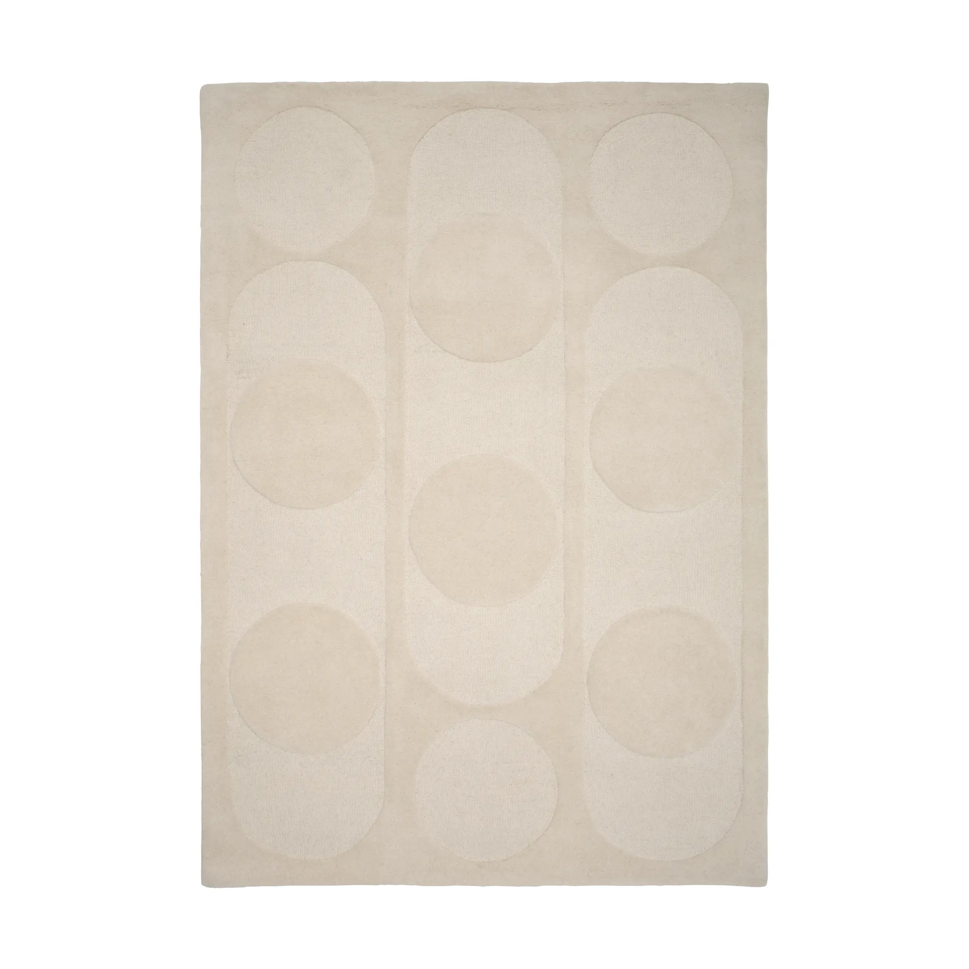 Orb Alliance -villamatto, White, 140 x 200 cm Linie Design