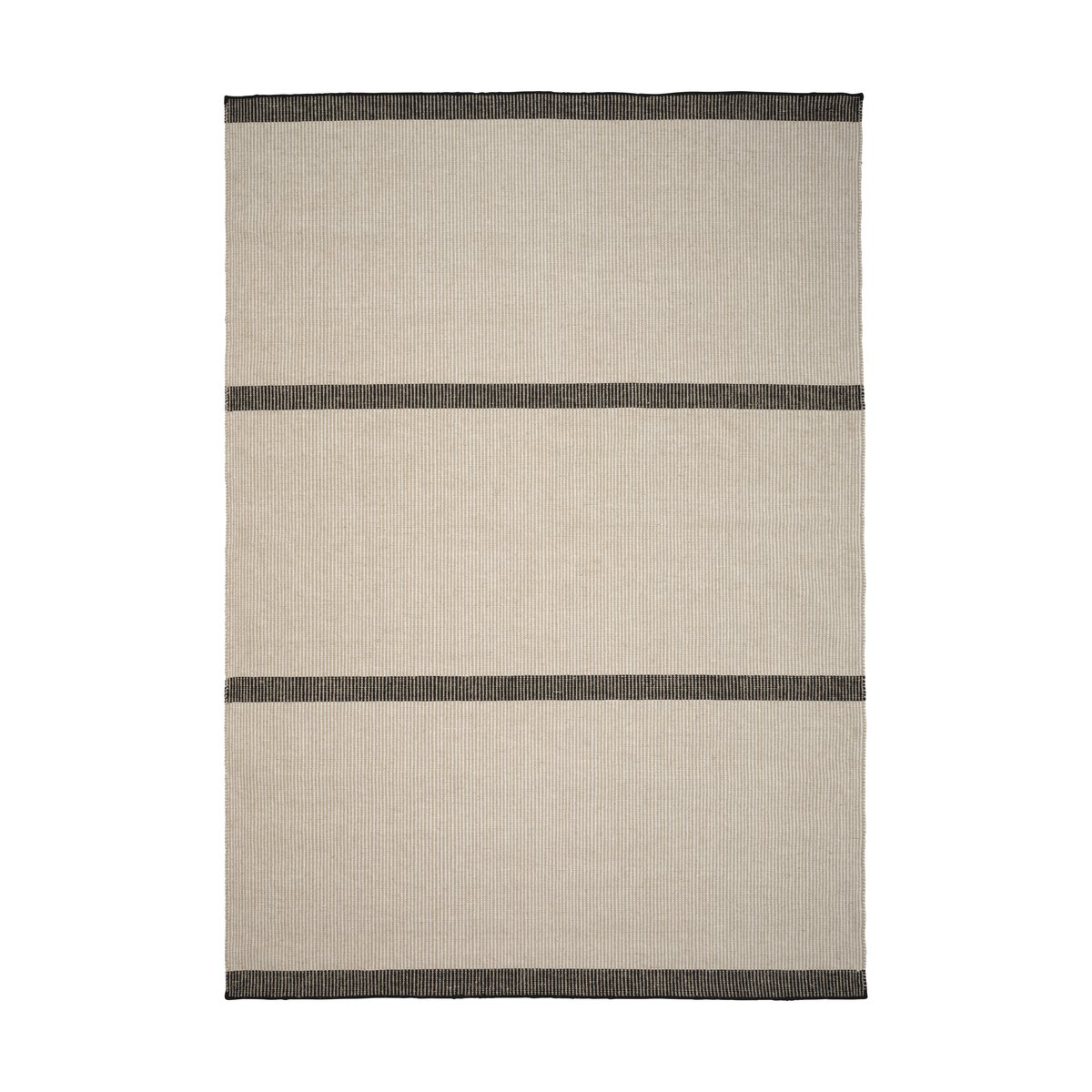 Linie Design Rapallo matto Black 200 x 300 cm | Skandinaavinen Sisustus | Villamatot | Beige