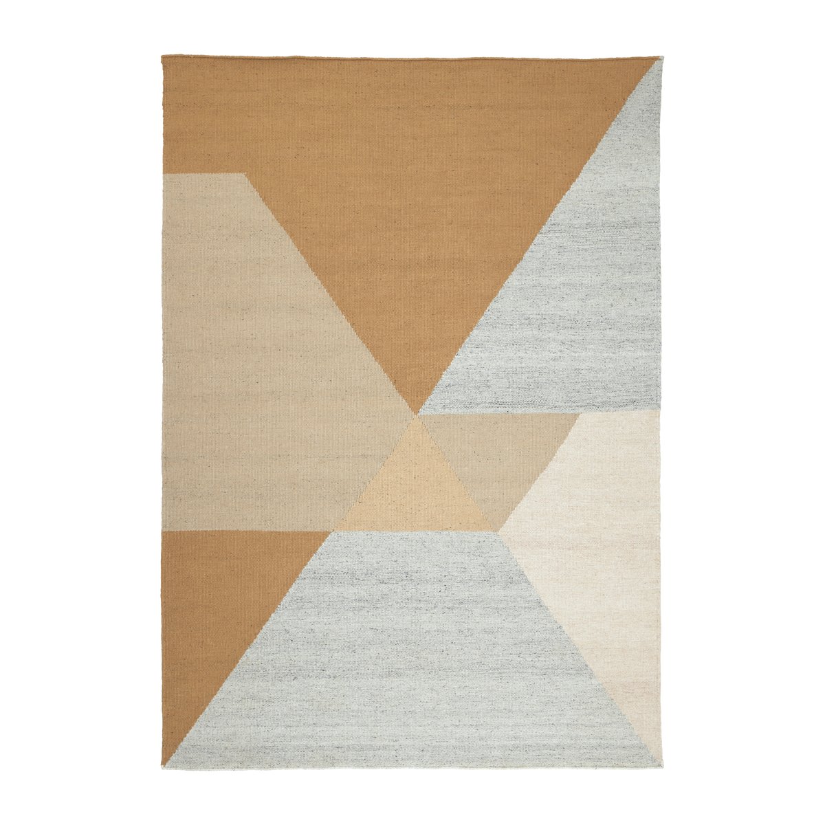 Linie Design Snefrid matto Mustard, 170 x 240 cm | Skandinaavinen Sisustus | Villamatot | Oranssi