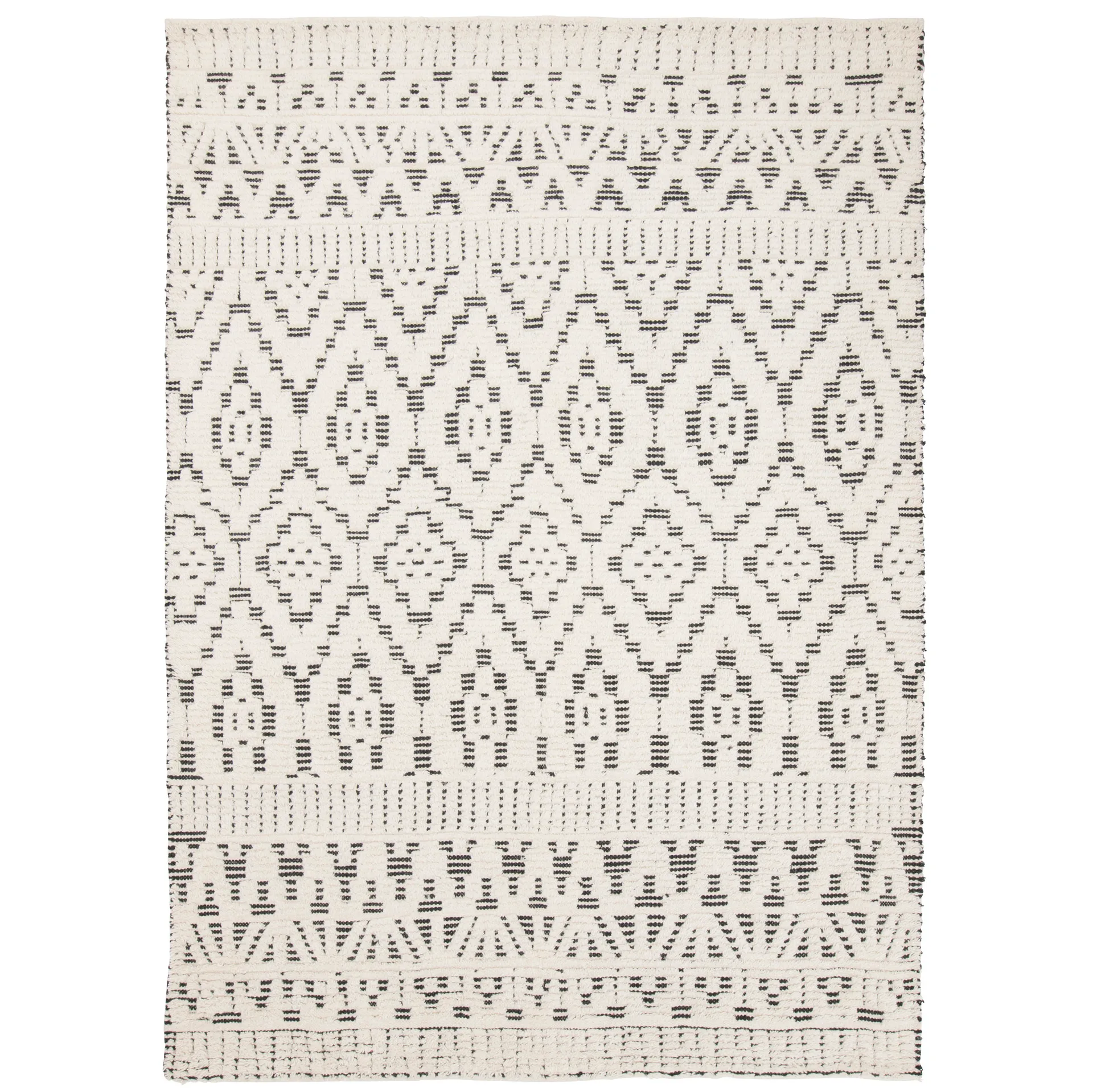 Zelbio villamatto, 170 x 240 cm, White-black Linie Design