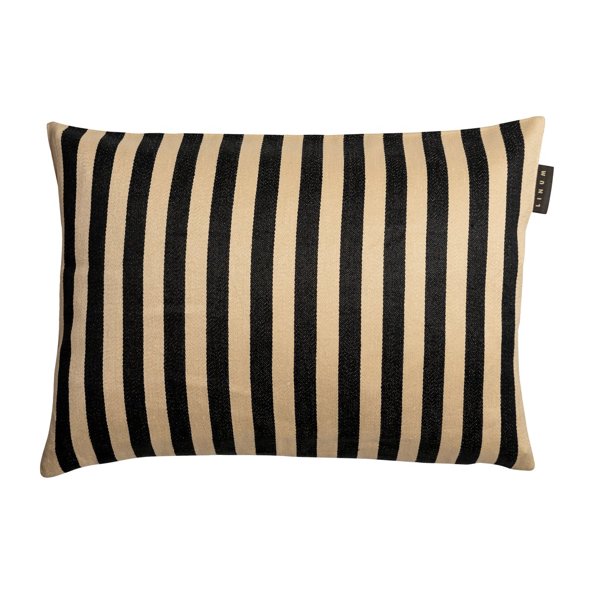 Linum Amalfi tyynynpäällinen 35 x 50 cm Musta | Skandinaavinen Sisustus | Tyynynpäälliset | Musta
