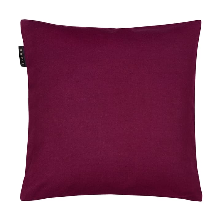 Annabell tyynynpäällinen 40x40 cm - Burgundinpunainen - Linum