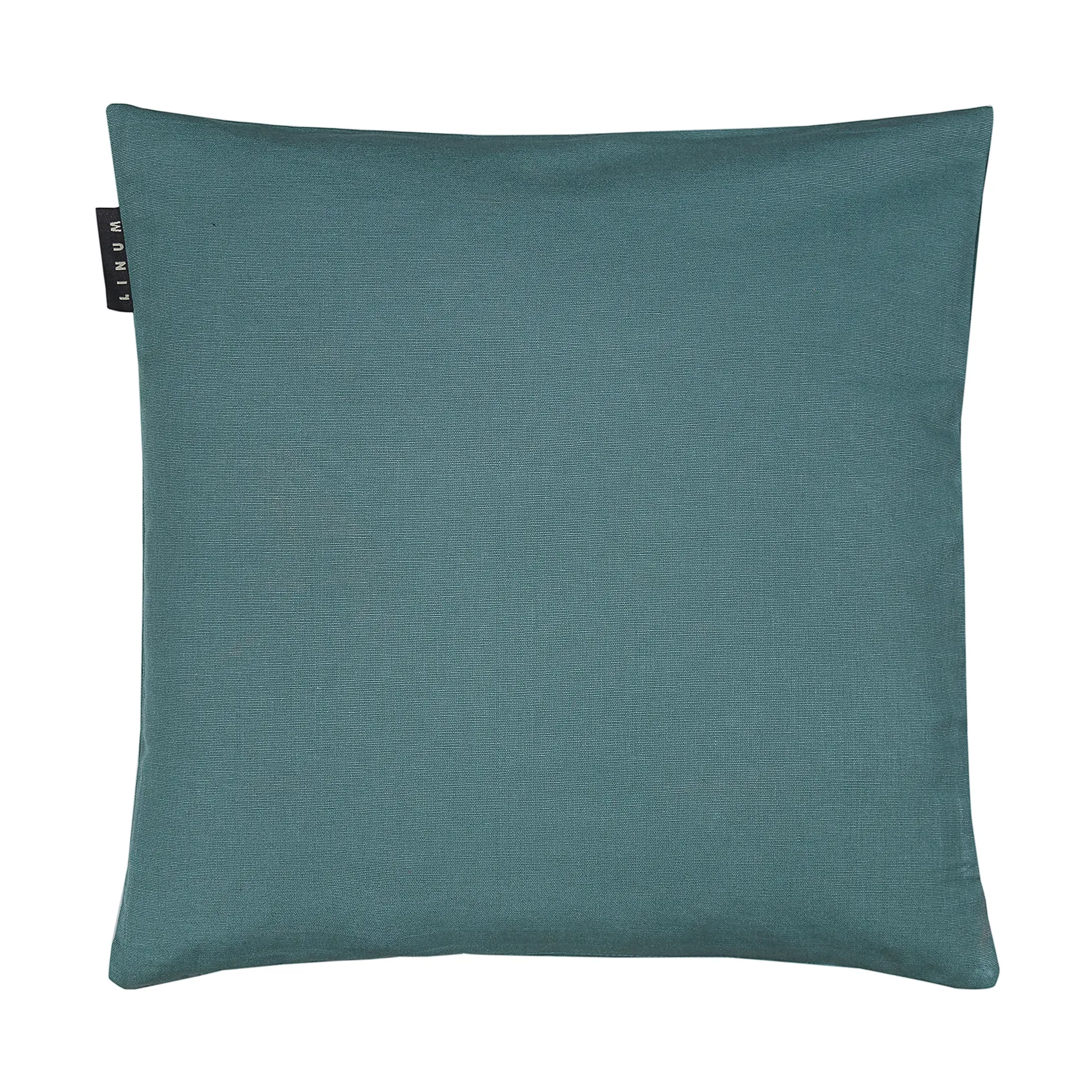 Annabell tyynynpäällinen 40x40 cm, Tumma harmaa-turkoosi Linum