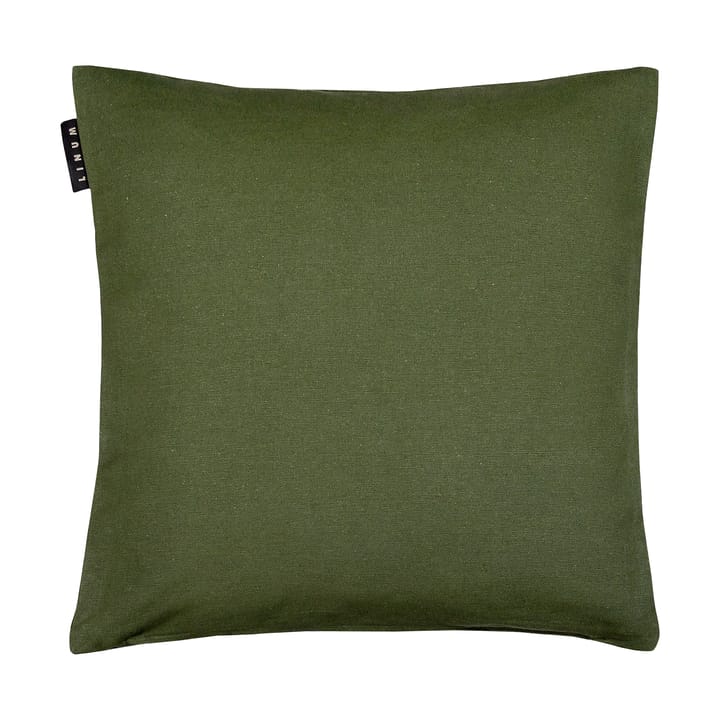 Annabell tyynynpäällinen 40x40 cm - Tumma oliivinvihreä - Linum