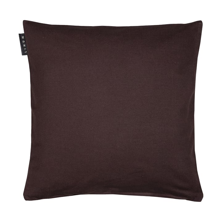 Annabell tyynynpäällinen 40x40 cm - Tummanruskea - Linum
