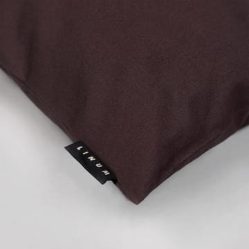 Annabell tyynynpäällinen 40x40 cm - Tummanruskea - Linum