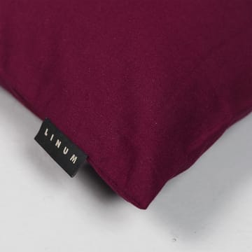 Annabell tyynynpäällinen 50 x 50 cm - Burgundinpunainen - Linum