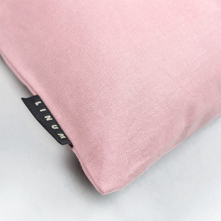 Annabell tyynynpäällinen 50 x 50 cm, Pölyinen vaaleanpunainen Linum