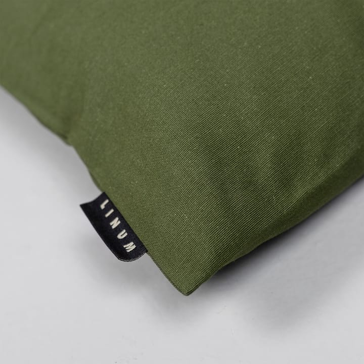 Annabell tyynynpäällinen 50 x 50 cm - Tumma oliivinvihreä - Linum