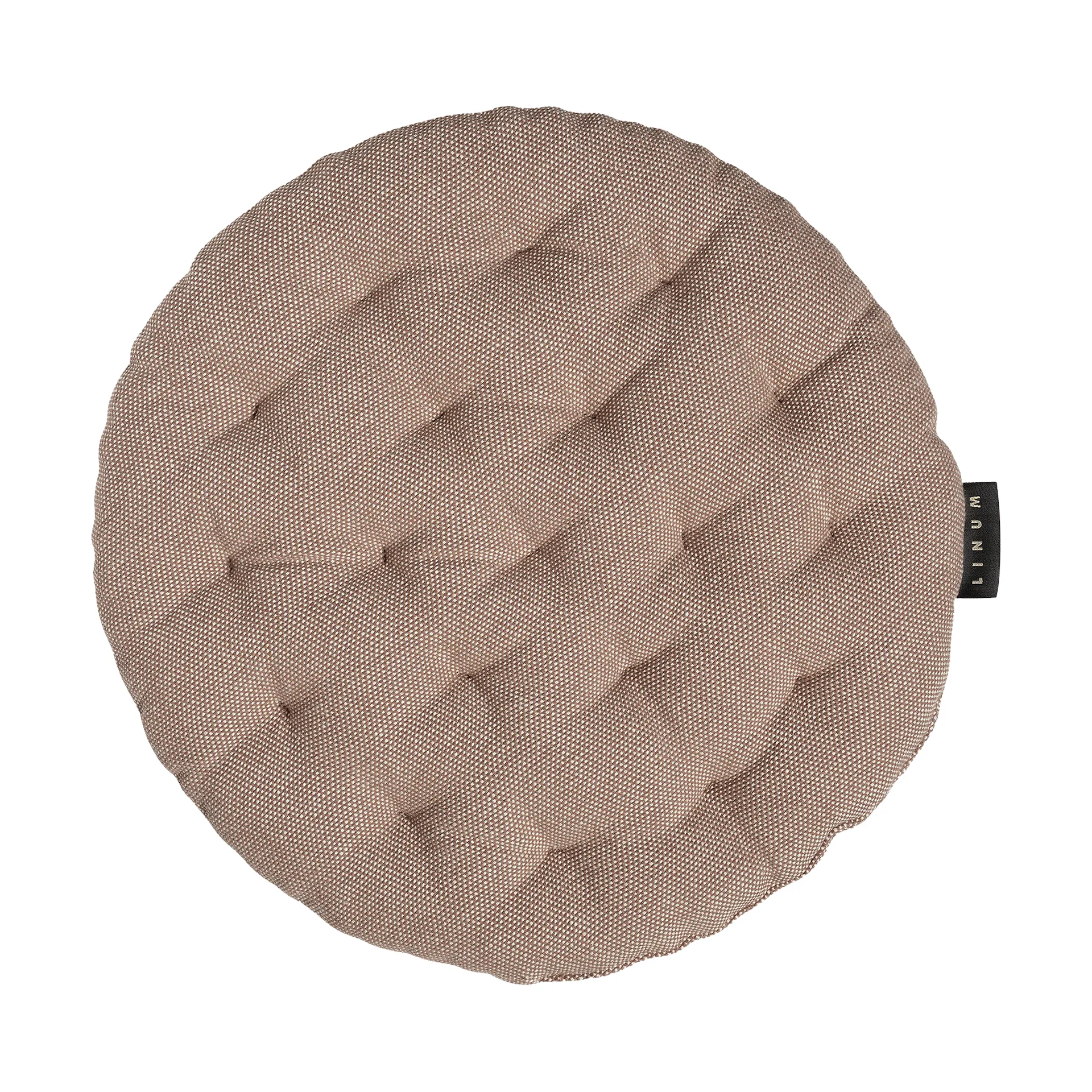 Pepper istuintyyny Ø37 cm, Tumma myyränruskea Linum