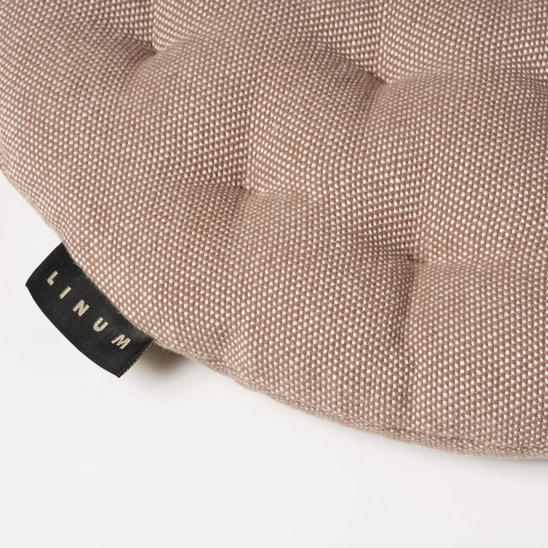 Pepper istuintyyny Ø37 cm, Tumma myyränruskea Linum