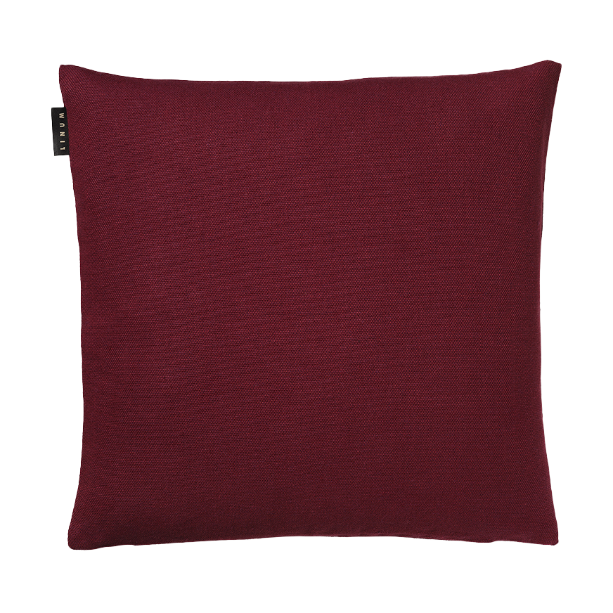 Linum Pepper tyynynpäällinen 40x40 cm Burgundinpunainen