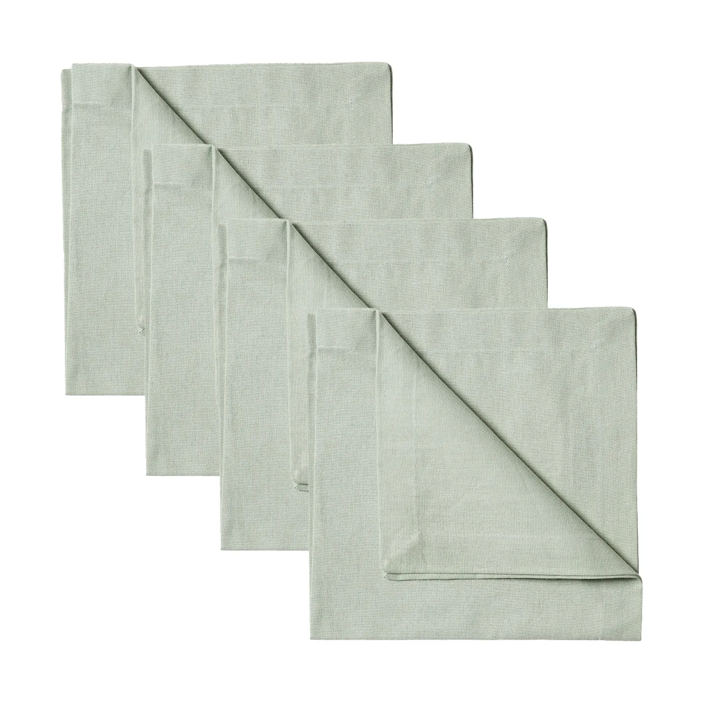 Robert lautasliina 4-pakkaus, Vaalea jäänvihreä Linum