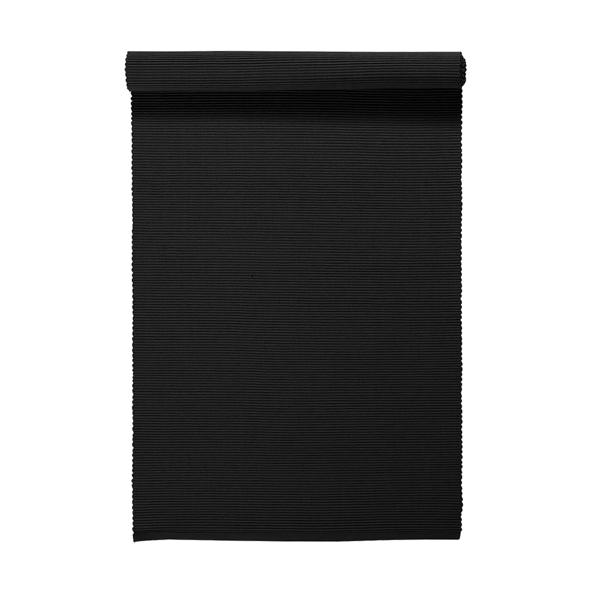 Uni pöytäliina 45x150 cm, Musta Linum