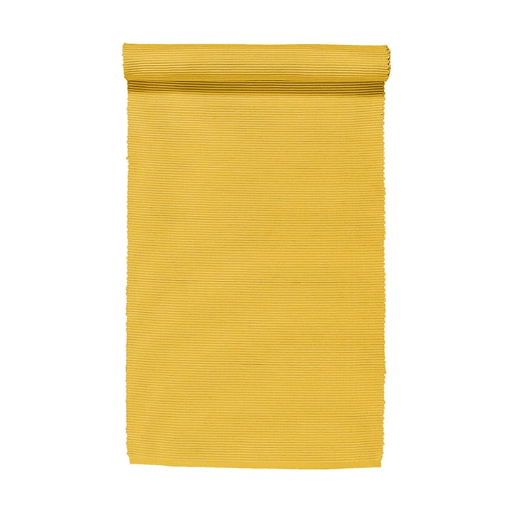 Uni pöytäliina 45x150 cm - Sinapinkeltainen - Linum