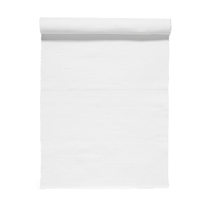 Linum Uni pöytäliina 45x150 cm Valkoinen | Skandinaavinen Sisustus | Kaitaliinat | Valkoinen
