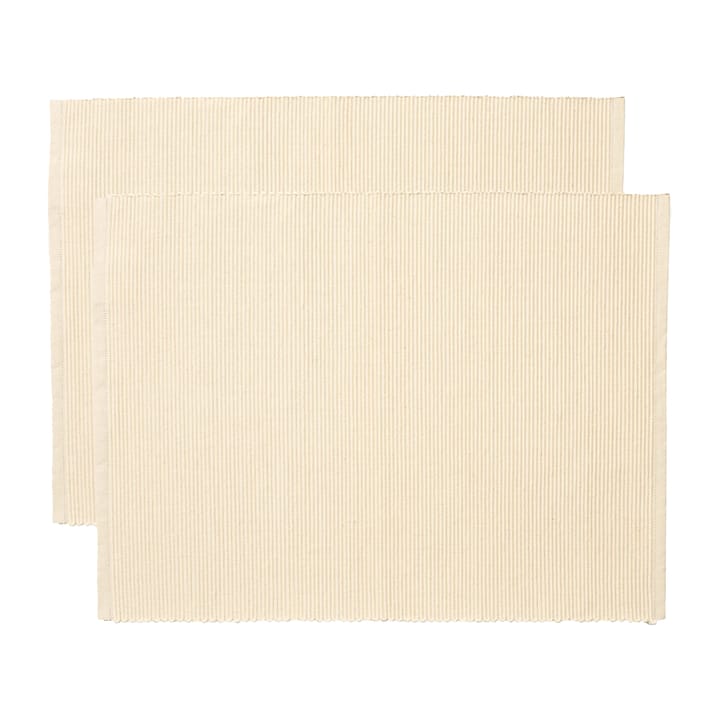 Uni pöytätabletti 35 x 46 cm 2-pakkaus - Kermainen beige - Linum