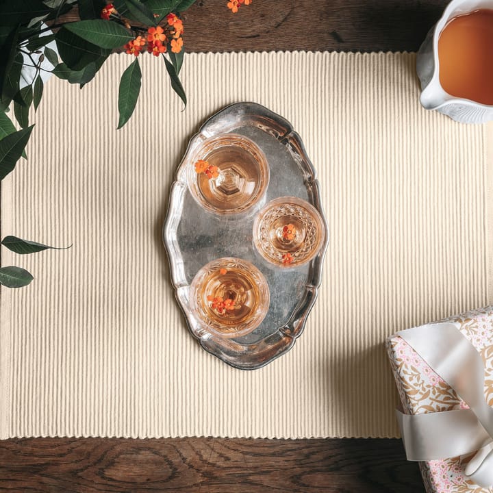 Uni pöytätabletti 35 x 46 cm 2-pakkaus, Kermainen beige Linum