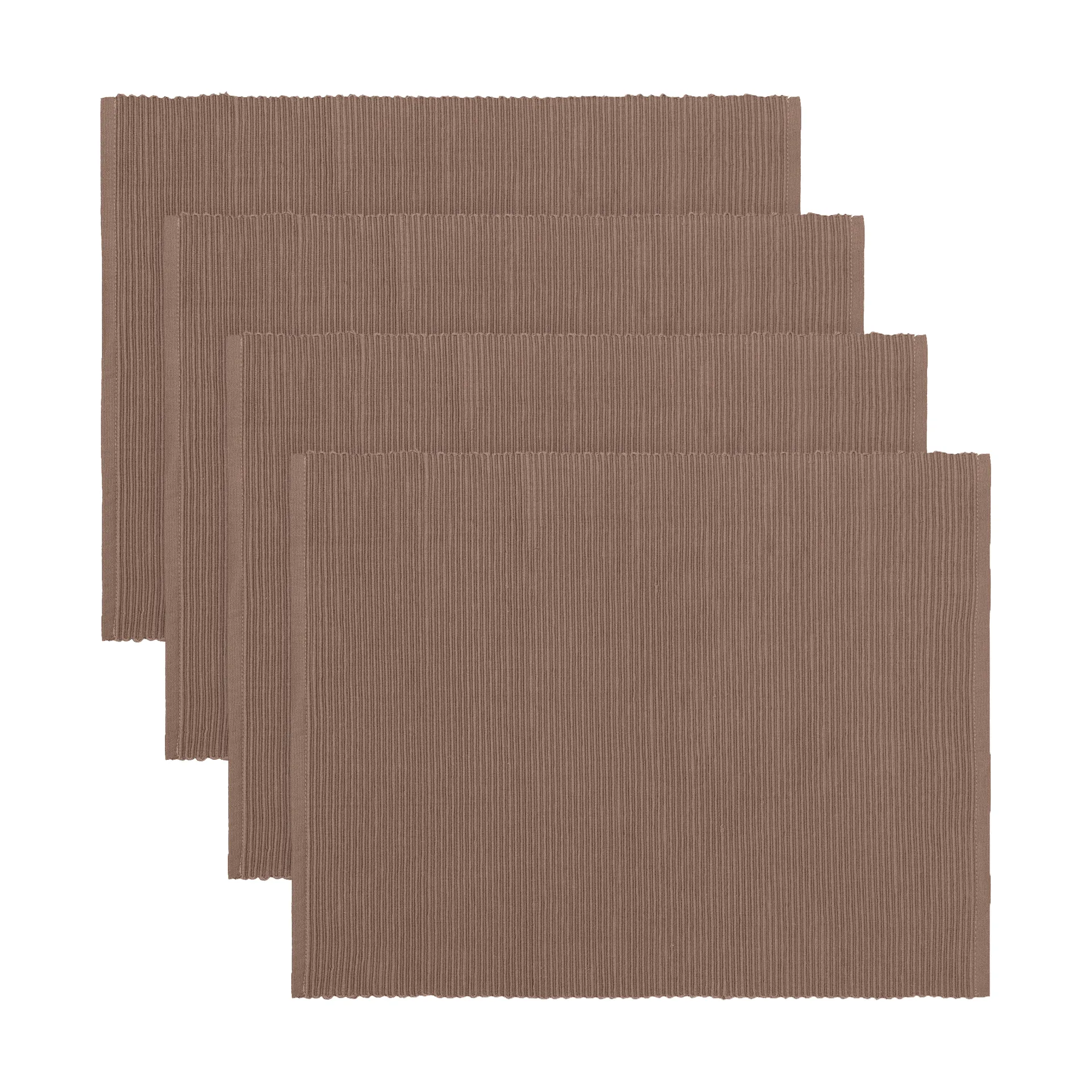 Uni pöytätabletti 35x46 cm 4-pack, Tumman mullanruskea Linum