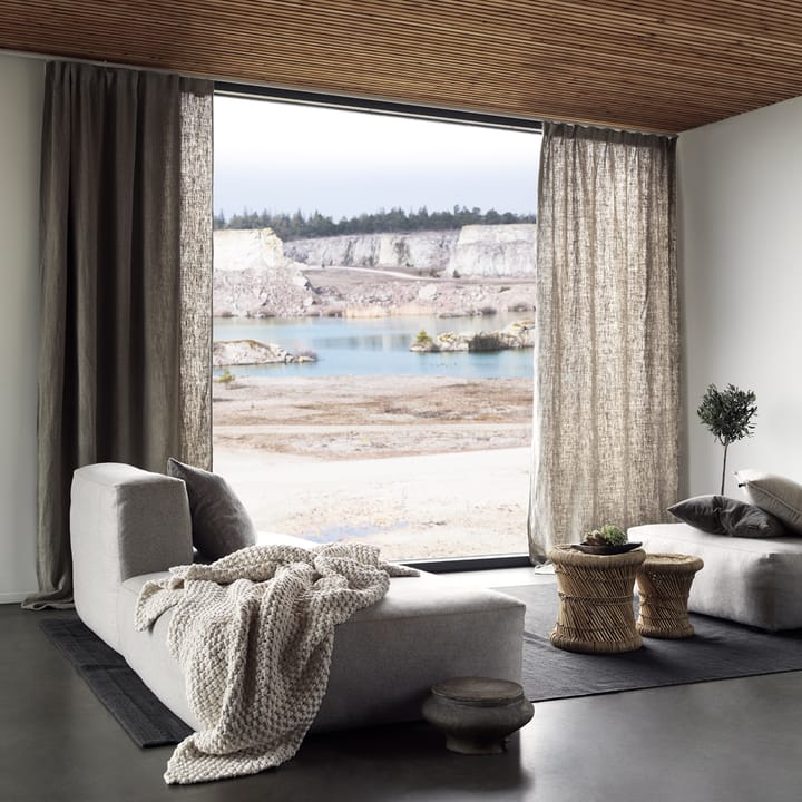West gardin -verho tankokujalla, beige Linum