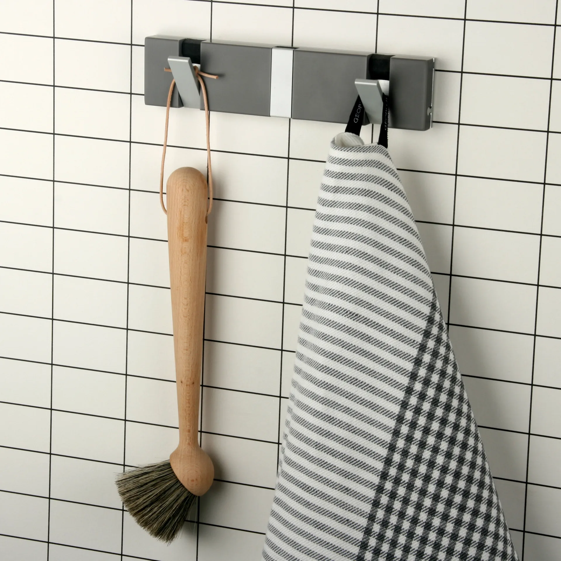 Loca Knax naulakko 20 cm komposiitti, harmaa LoCa