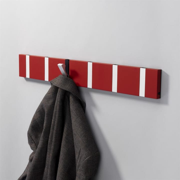 Loca Knax vaatenaulakko 80 cm, punainen-harmaa LoCa