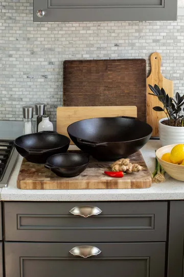 Chef collection wokkipannu - Ø32 cm - Lodge