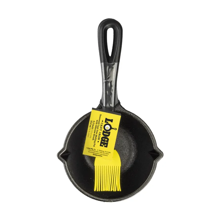 Kastikekastrioli silikonisudilla - Valurauta, 23 cm - Lodge