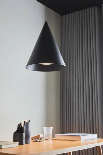 Hanzu riippuvalaisin - Musta, Ø35 cm - Loom Design
