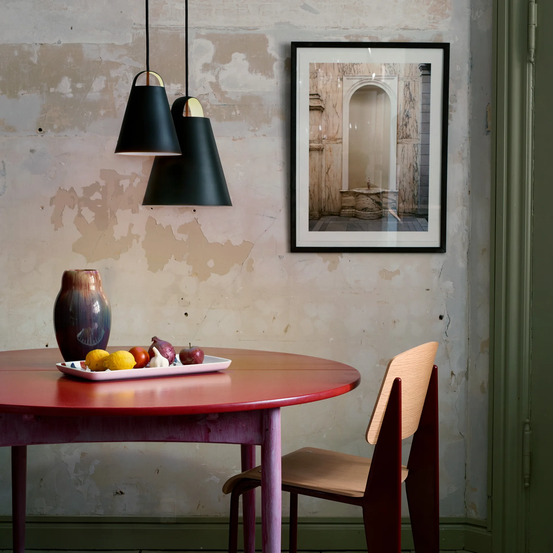 Above-kattolamppu Ø25 cm, Musta Louis Poulsen