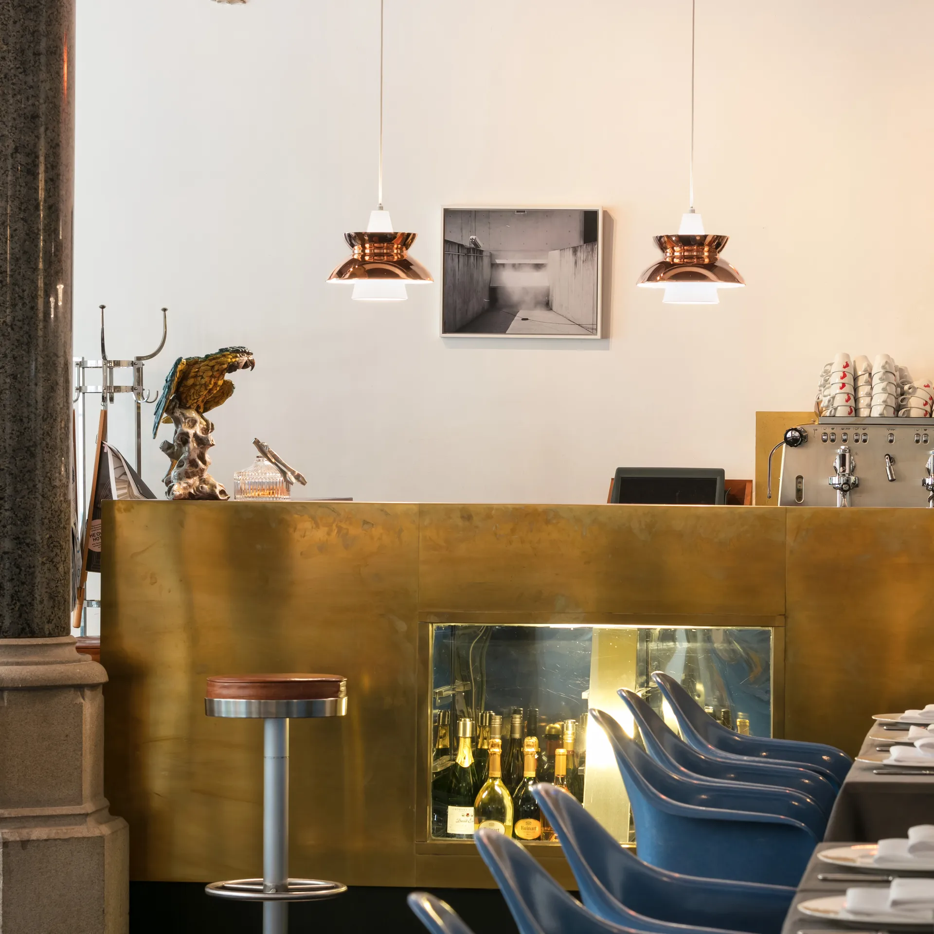 Doo-Wop metallinen kattolamppu, Kupari Louis Poulsen