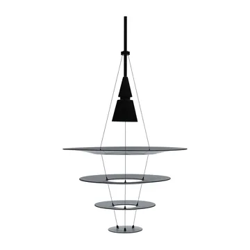 Enigma 425 -kattolamppu - Musta - Louis Poulsen