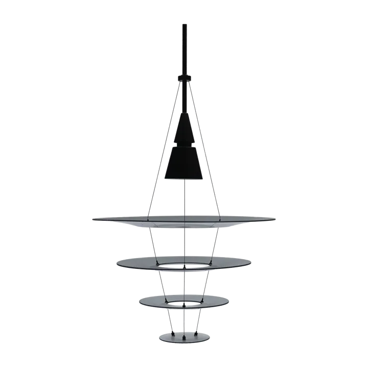 Enigma 425 -kattolamppu - Musta - Louis Poulsen