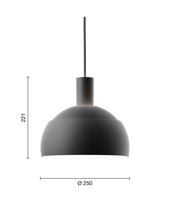 FJ Elements kattolamppu Ø25 cm, Black Louis Poulsen