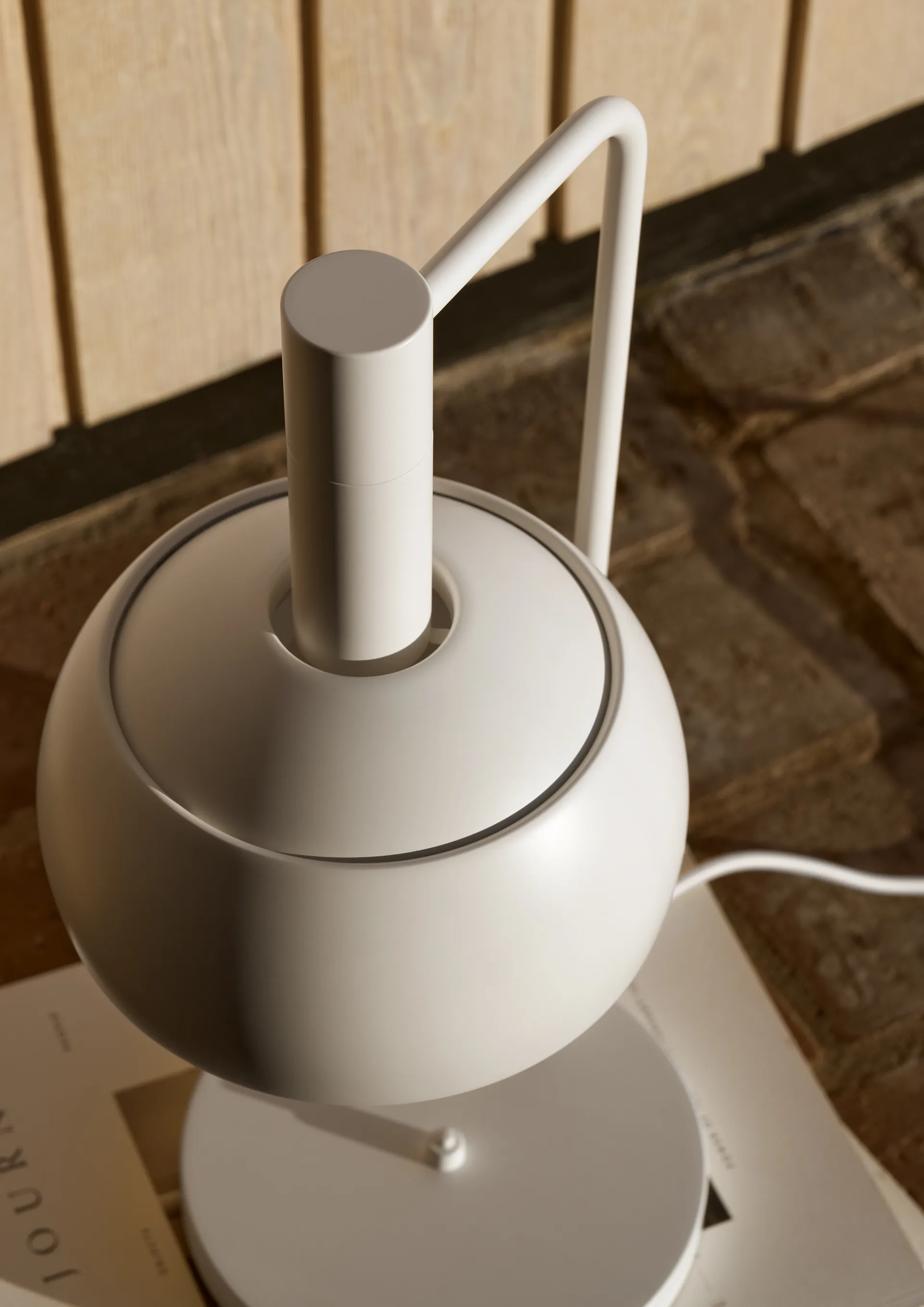 FJ Elements pöytälamppu Ø17,5 cm, White Louis Poulsen