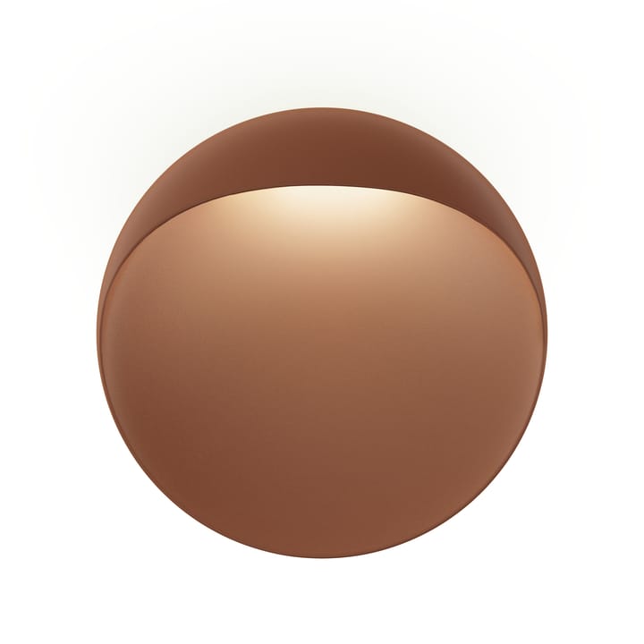 Flindt-seinälamppu Ø20 cm - Corten-teräs - Louis Poulsen