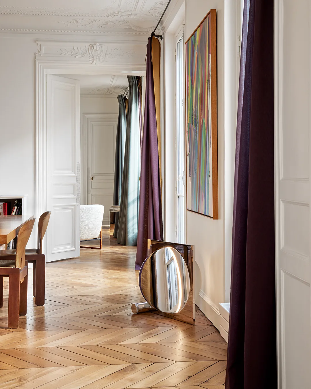 Moonsetter lattiavalaisin, Korkeakiiltoinen kromi-valkoinen Louis Poulsen