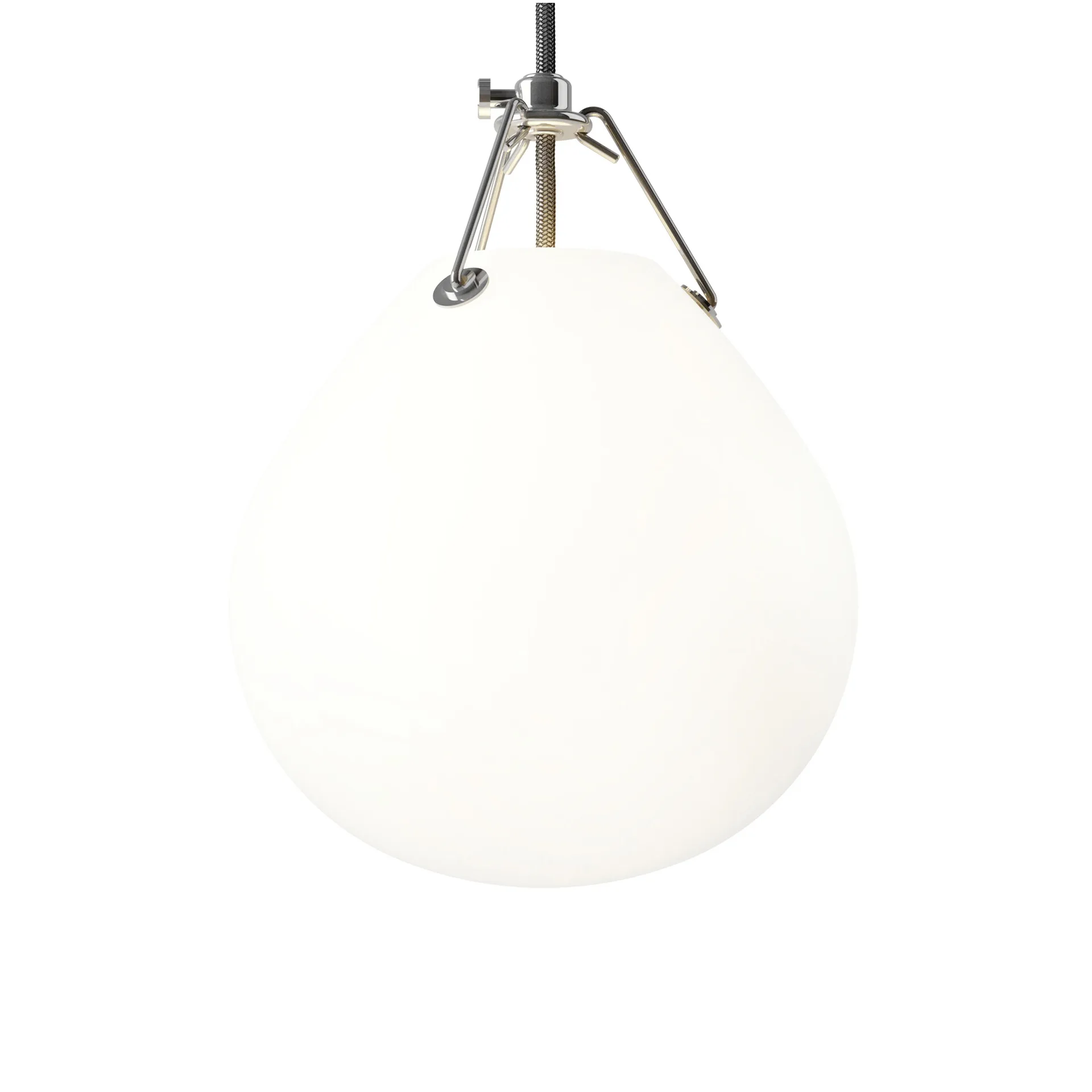Moser-kattolamppu Ø18,5 cm, Matta valkoinen Louis Poulsen