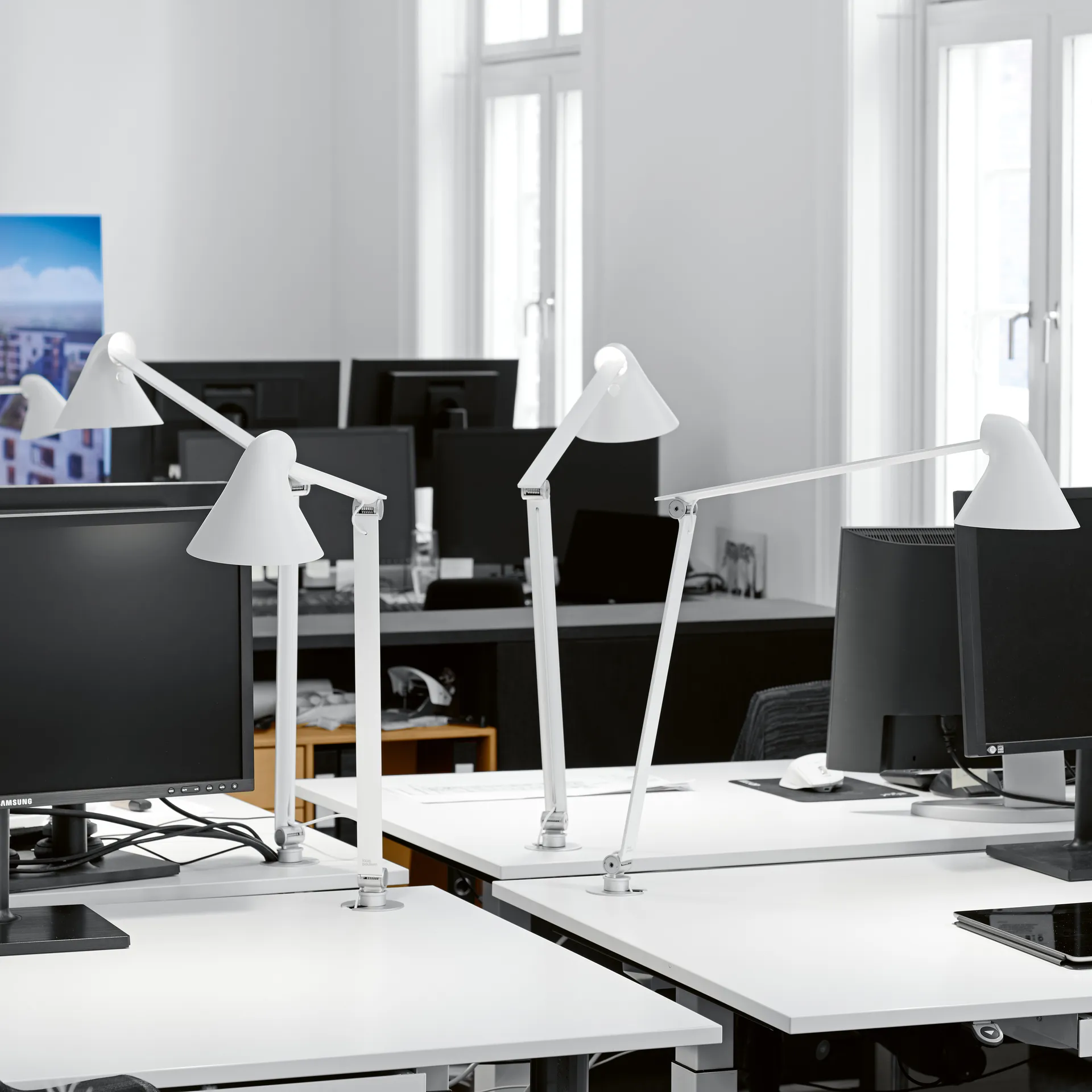 NJP-pöytälamppu Ø10 mm, Valkoinen Louis Poulsen