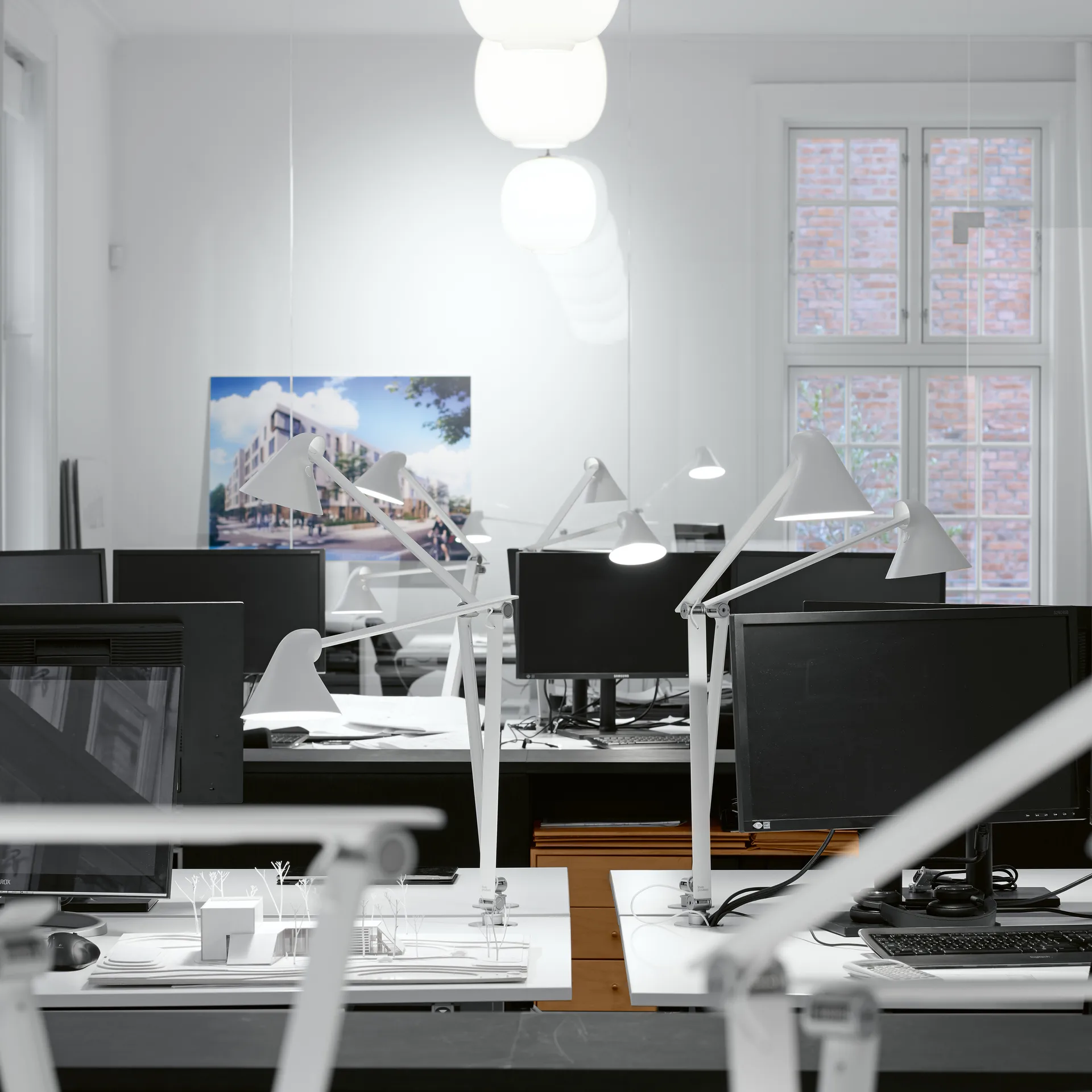 NJP-pöytälamppu Ø10 mm, Valkoinen Louis Poulsen