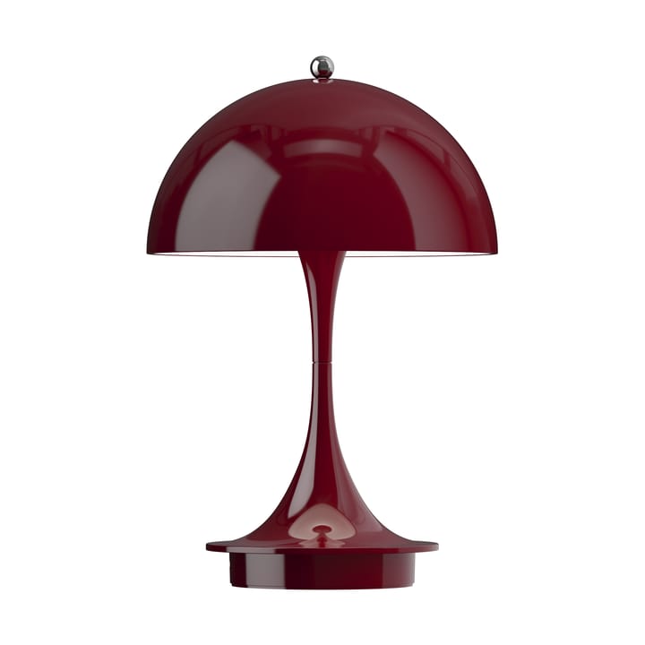Panthella 160 Portable pöytävalaisin, Opaque burgundy Louis Poulsen
