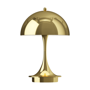 Panthella 160 Portable v3 pöytävalaisin - Brass metallised - Louis Poulsen